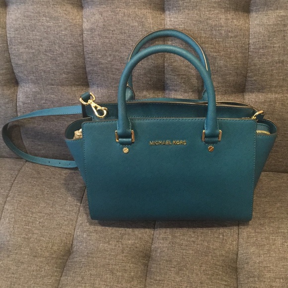 michael kors bags blue color